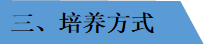 三、培养方式